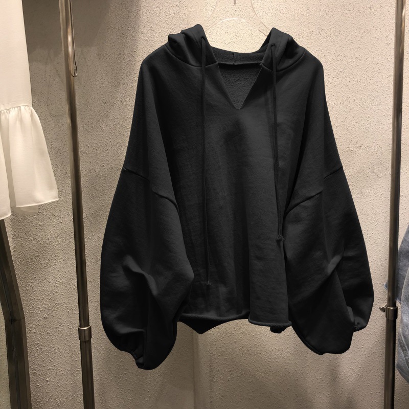 LL1556 New Spring and Autumn Thin Sweater with Hood for Women