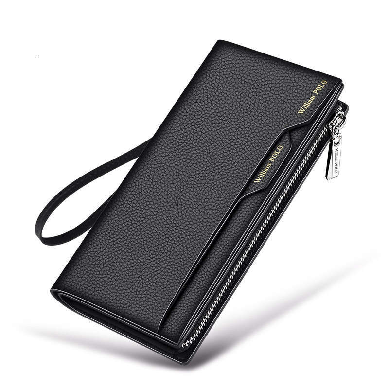 Emperor Paul Long Genuine Leather Clutch Bag New Large Capacity Wallet Men's High-end Feel designer bag