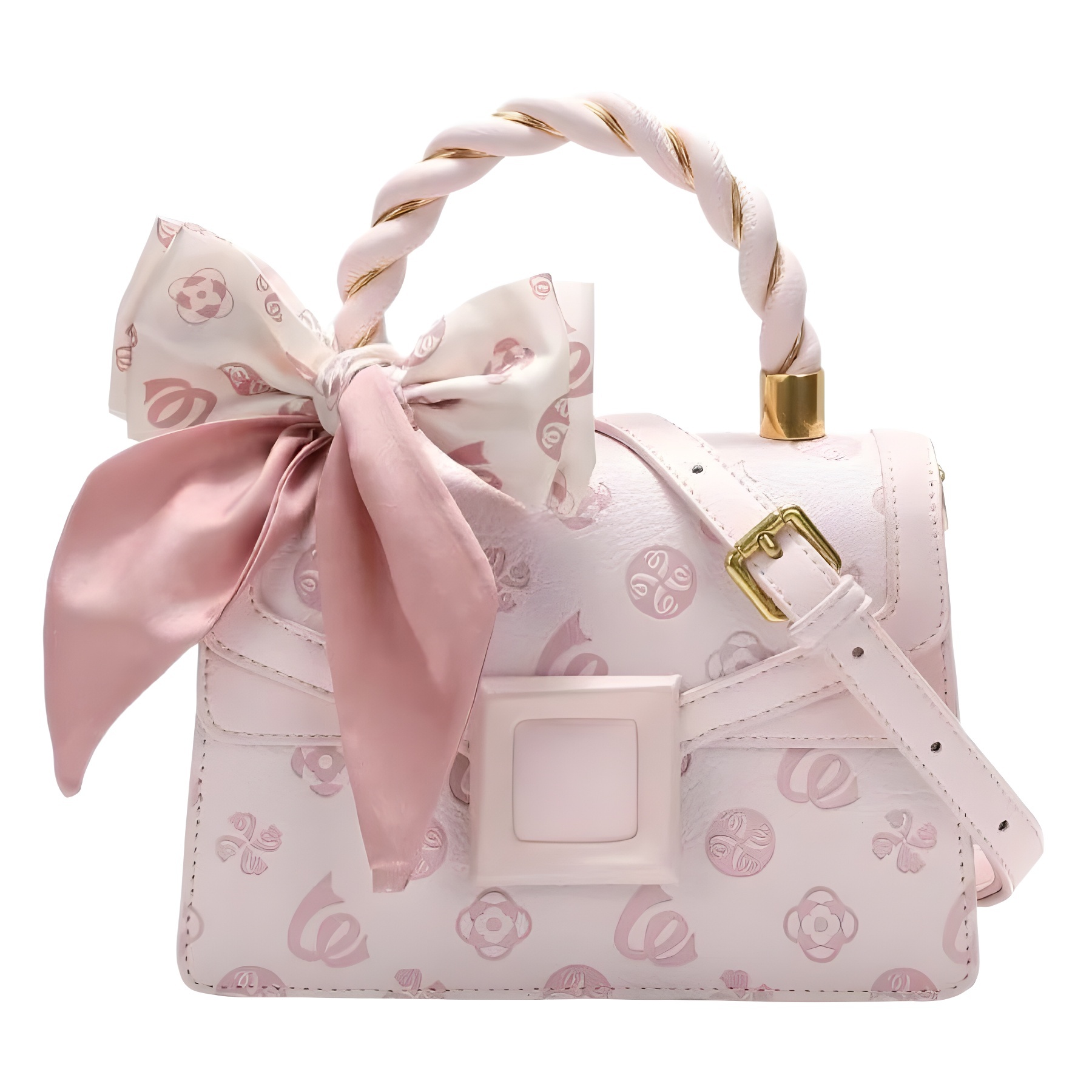 Valentine's Day IT Girls Pink High end, Small and Luxury Brand 2025 New Texture Crossbody Bag