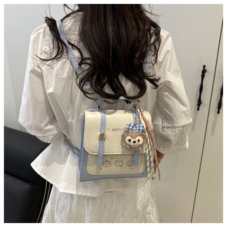 New trend Popular Spring Handheld Travel Backpack Pendant Cute Fashion Handbag Designer Women's Fashion Crossbody Bag Shoulder Bag