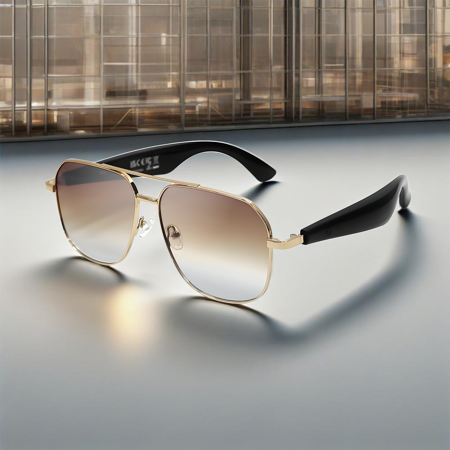 2025 New AI Translation Bluetooth Glasses Listening and Talking 100+ Languages Real Time Translation Glasses