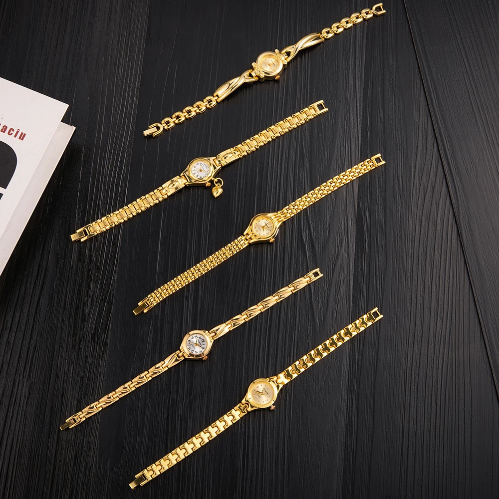 Simple Elegant Small Womens Watches Gold Wrist Watches for Women Ladies Quartz Watches for Girls montre femme 250521