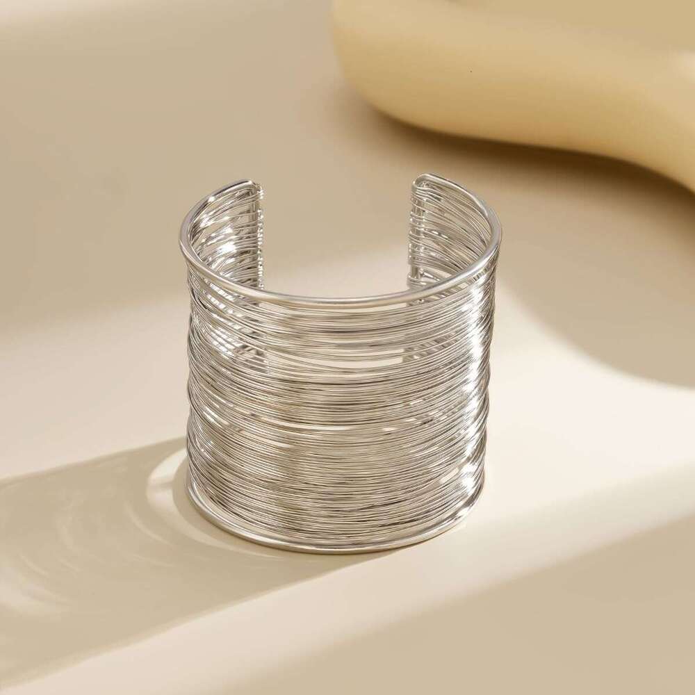3 gold thick cuff bracelets for women, irregular minimalist manifesto set, wide opening bracelet cuffs, upper arm punk jewelry