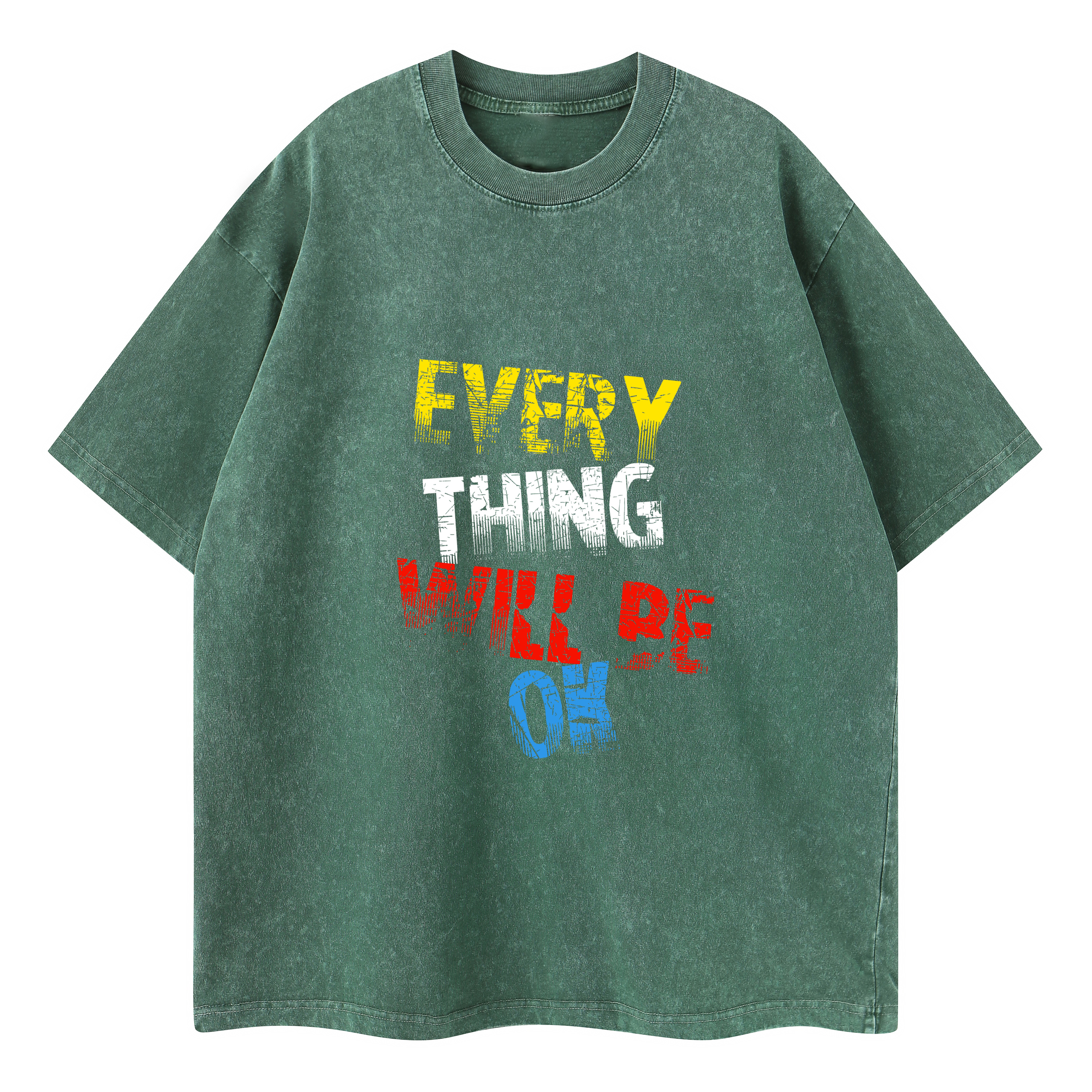 T-shirt men's top designer cotton T-shirt LUCKLY short sleeved clothing high-quality fashionable T-shirt