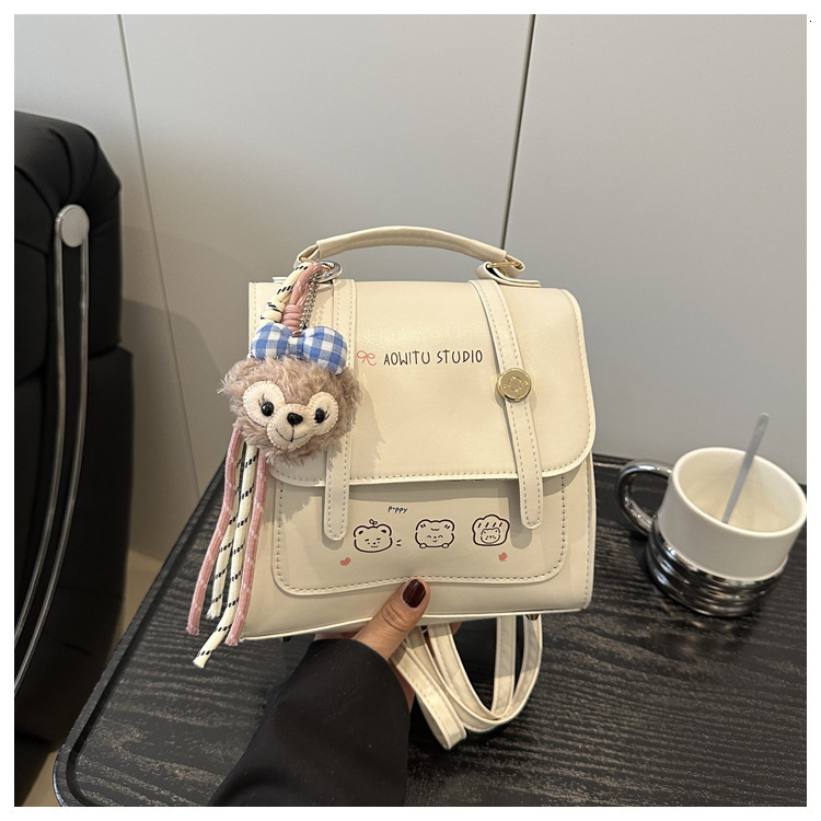 New trend Popular Spring Handheld Travel Backpack Pendant Cute Fashion Handbag Designer Women's Fashion Crossbody Bag Shoulder Bag