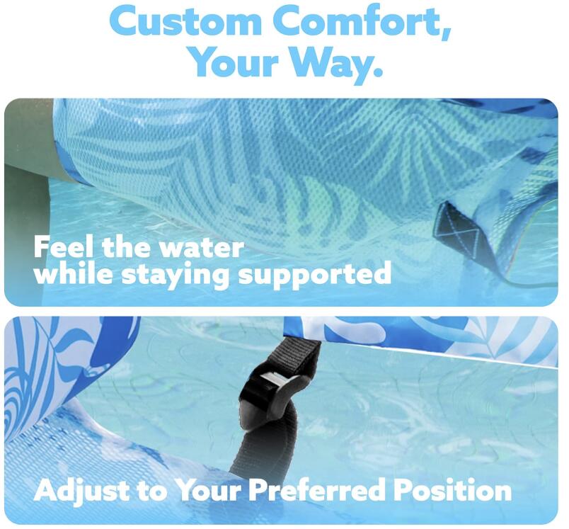 Heavy-Demand Adult Pool Float Lounge - Extra Wide Inflatable Water Chair for Beach Vacation, Summer Parties & Lake Relaxation