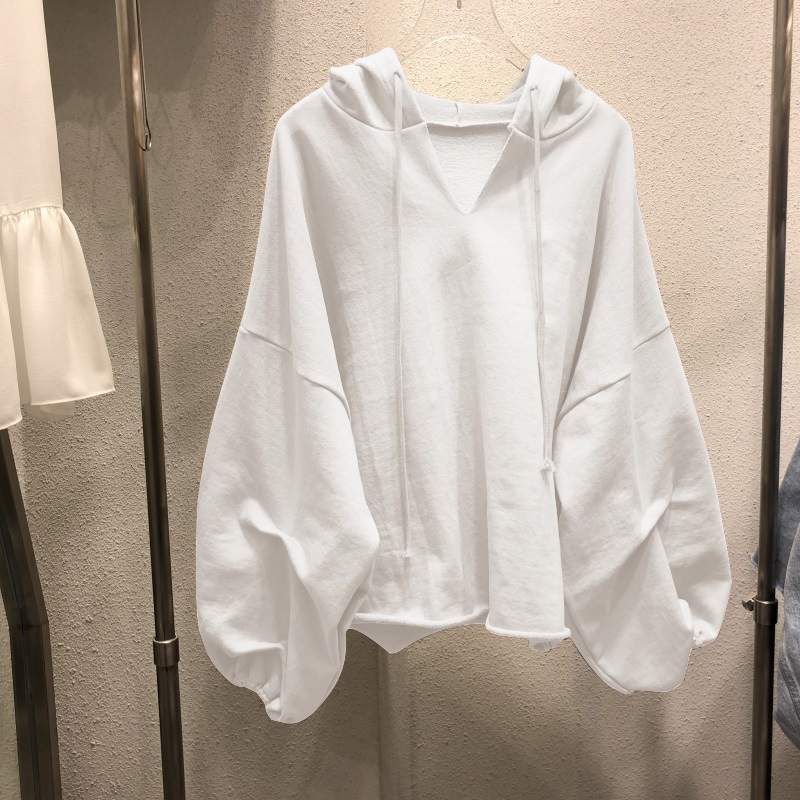 LL1556 New Spring and Autumn Thin Sweater with Hood for Women