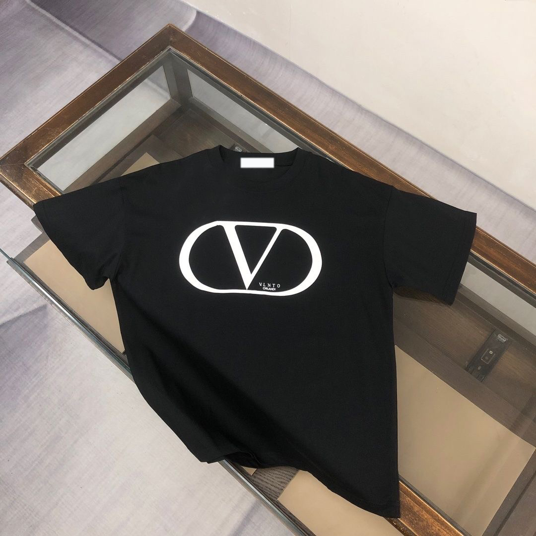 Men's T-Shirt designer t shirt women s t-shirts Fashion tops shirt black T-shirt clothes tees Classic Letter Print trend loose cotton Men's Polos