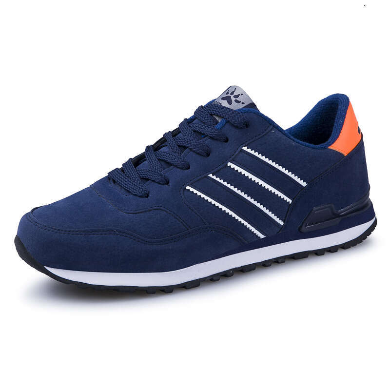 Designer men's leather surface autumn sports shoes Forrest Gump running shoes sports shoes men's mesh breathable casual running shoes