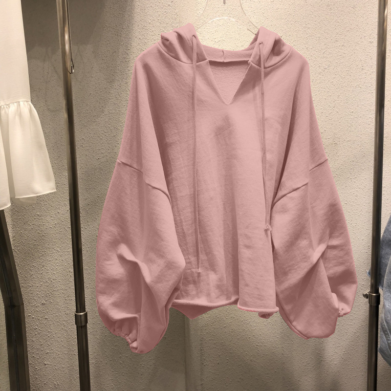 LL1556 New Spring and Autumn Thin Sweater with Hood for Women