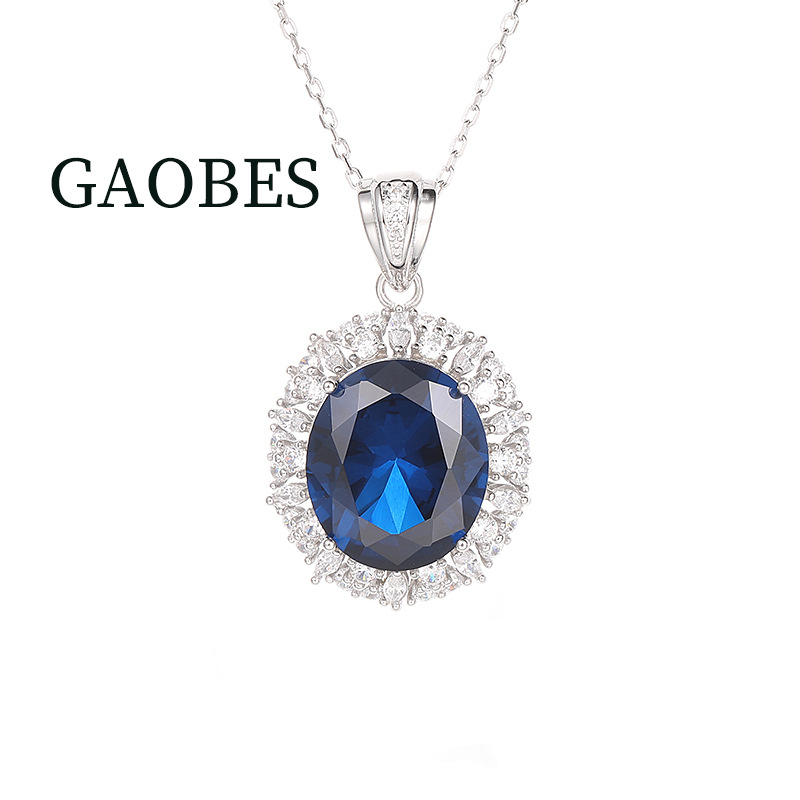 Luxury Ruby, Sapphire, and Yellow Topaz Pendant Necklace with Diamond Detailing, 925 Sterling Silver Design, Stylish Socialite Jewelry that Exudes Ele