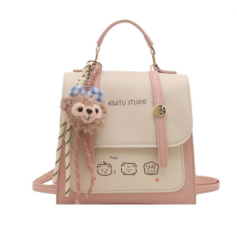 New trend Popular Spring Handheld Travel Backpack Pendant Cute Fashion Handbag Designer Women's Fashion Crossbody Bag Shoulder Bag