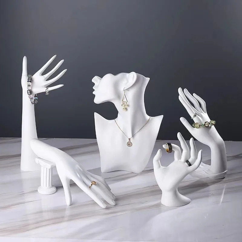 Fahsion Jewelry Display Hand Model Anklet Watch Bracelet Display Stand Sketch Decoration Art Po Ring Organizer 250520