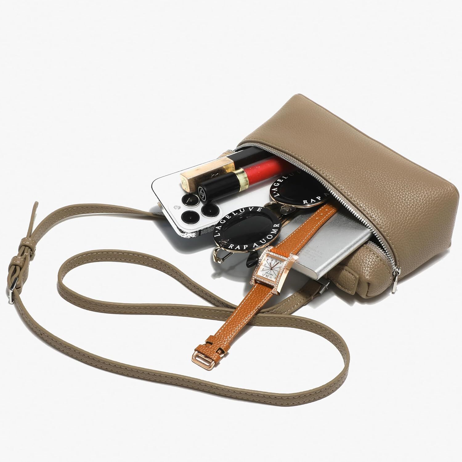 Ladies' crossbody L19 top handle leather designer shoulder bag quiet fashion wallet
