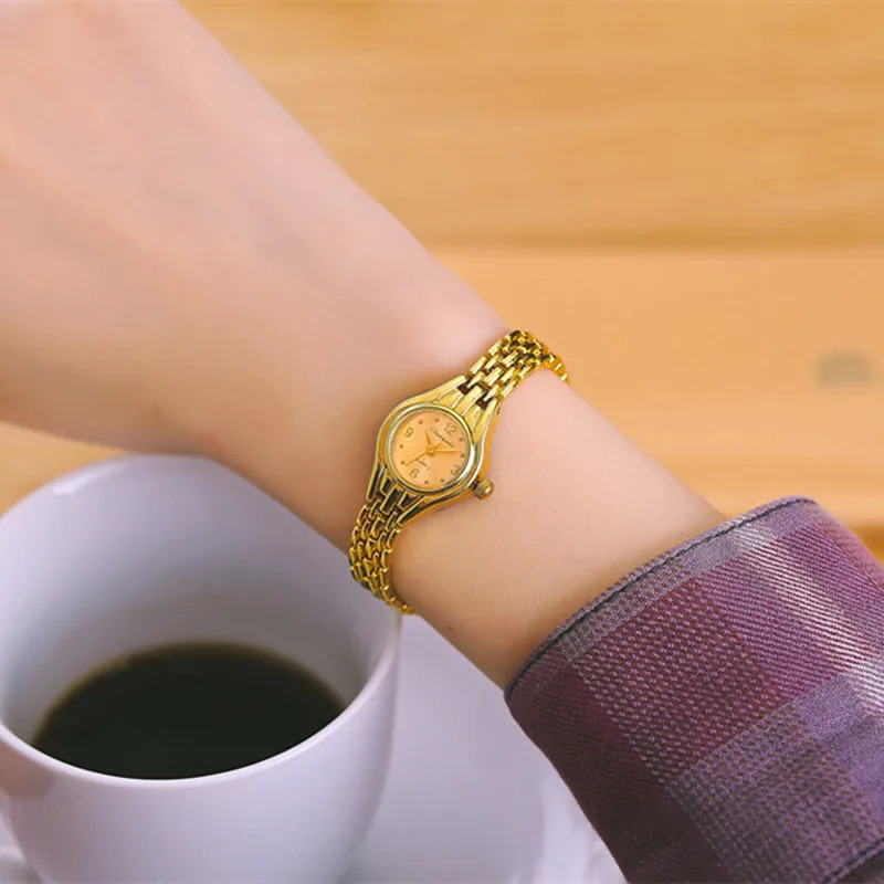 Simple Elegant Small Womens Watches Gold Wrist Watches for Women Ladies Quartz Watches for Girls montre femme 250521