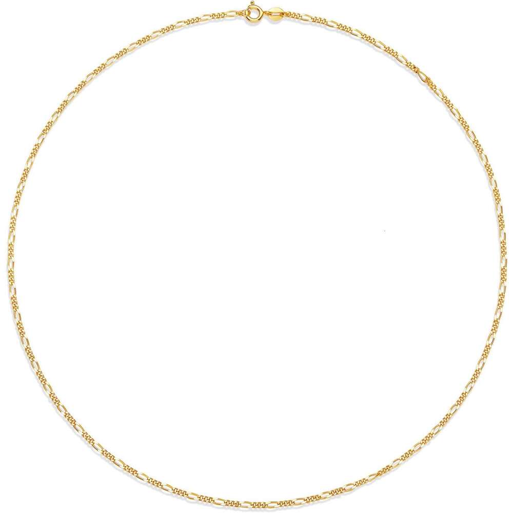 14k gold-plated pure sier Ferrero chain 40.64cm, 45.72cm, 50.80cm, or 60.96cm