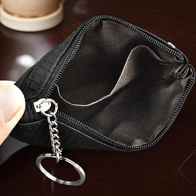Fashion Zipper Short Women s Wallet Gift Mini fashion Stripe Coin Wallet Multi functional Keychain Small Keybag fashion Designer Men s Keybag Women s 