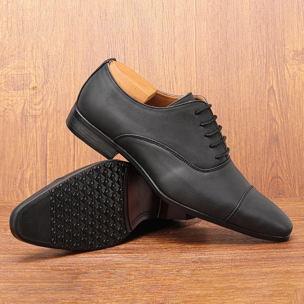 Comfortable Formal Mens Shoes Fashionable Oxford Gentlemens Social 250520