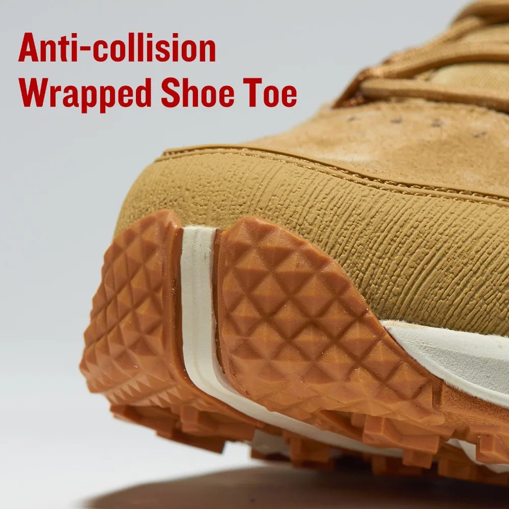 RAX Men Hiking Shoes Mid-top Waterproof Outdoor Sneaker Men Leather Trekking Boots Trail Camping Climbing Hunting Sneakers Women 250523CJ