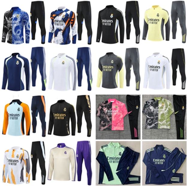 2025 2026 BELLINGHAM Real training suit 25/26 Reals Madrids Long Sleeves men kids MBEPPA VINI JR football sportswear chandal futbol soccer survetement