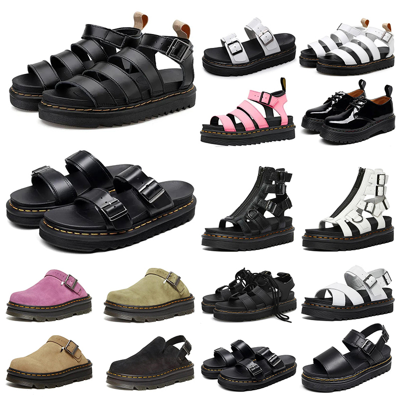 Designer Docs Martins Martene Sandals Stivali Zoccoli Tacchi Marteen Martine Pa…