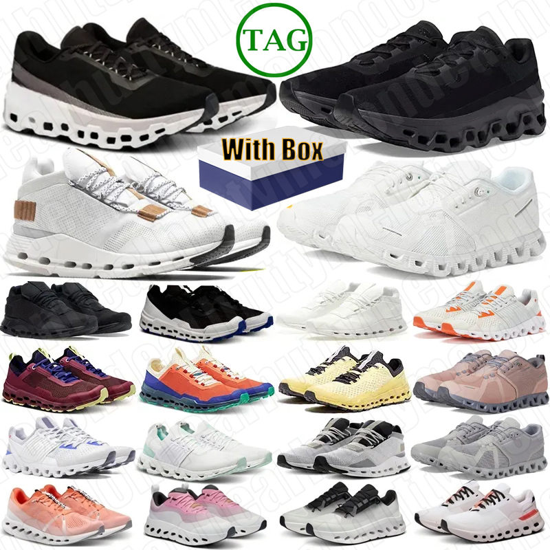 with box designer running shoes men women black white blue brown tennis shoe comfortable mens outdoor sports trainers