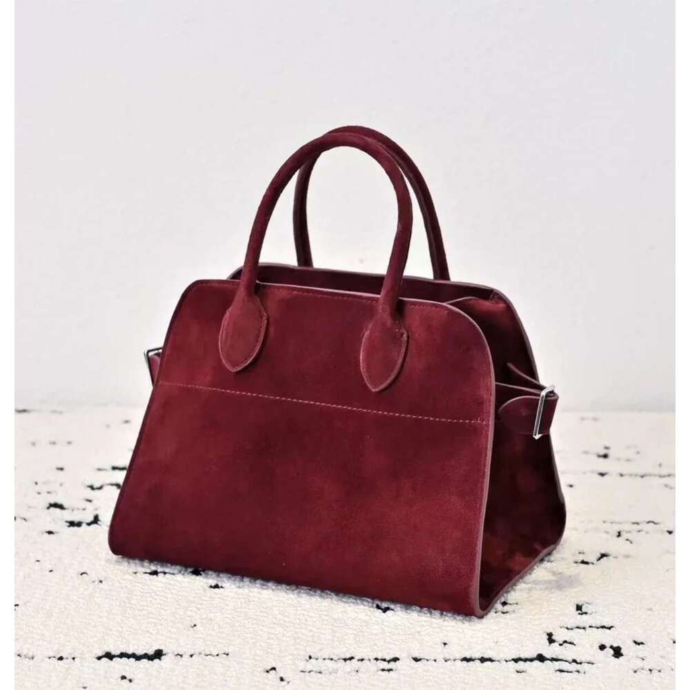 Design Bag Genuine Leather Margaux 10 Handbag Shoulder Crossbody Margaux10 Soft Suede Tote Bag Large Capacity High Quality Brand Bag