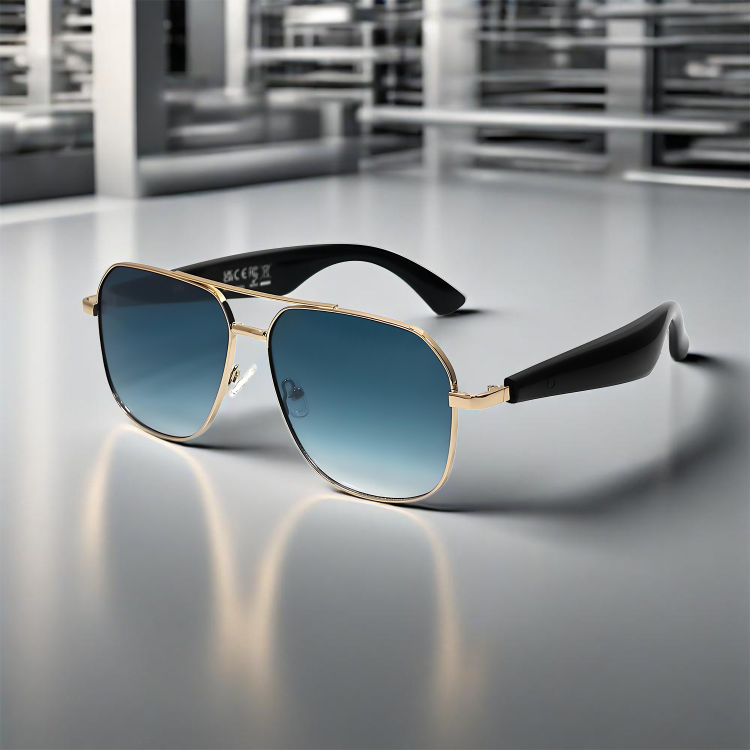 2025 New AI Translation Bluetooth Glasses Listening and Talking 100+ Languages Real Time Translation Glasses
