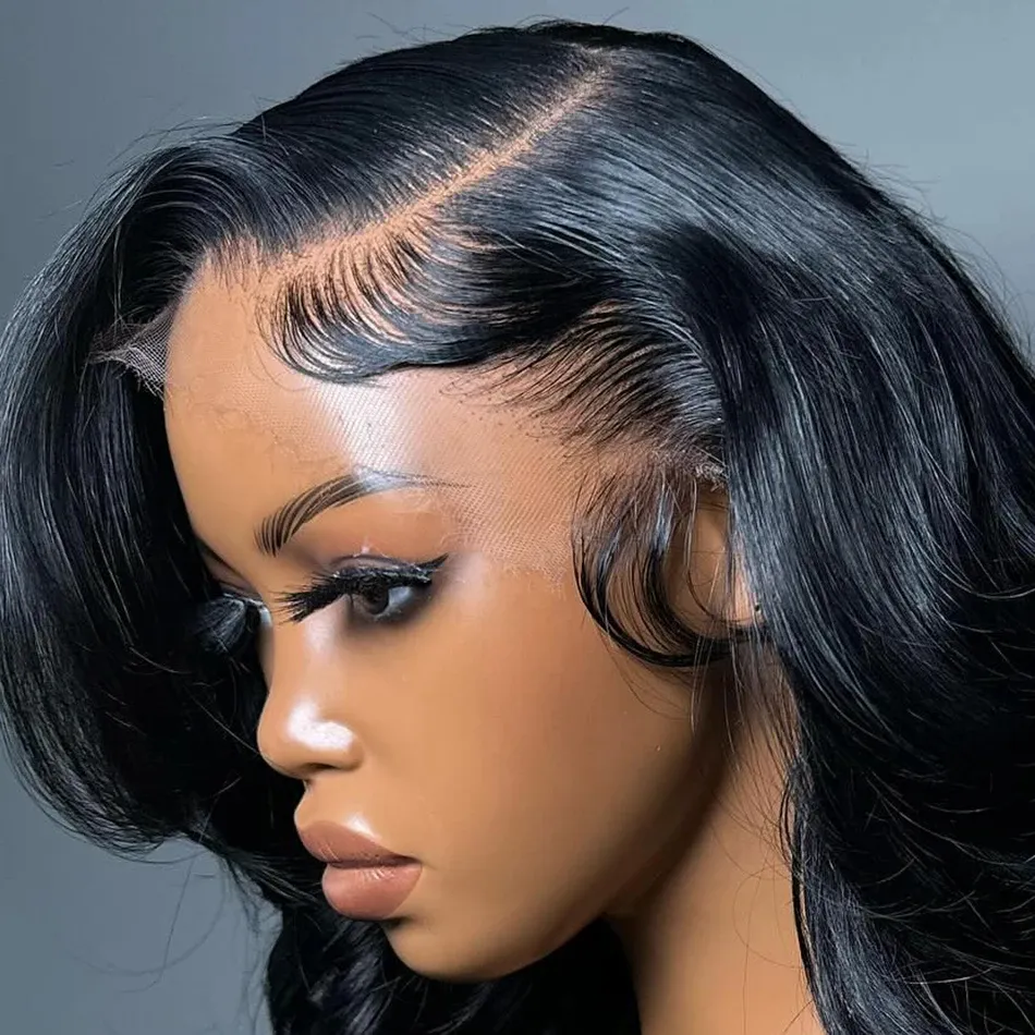 Really Bob Highlight Wigs Luxurious Naturally Colored 100% Human Short Body Wave Hair Closure Wig Ready To Wear For Black Women
