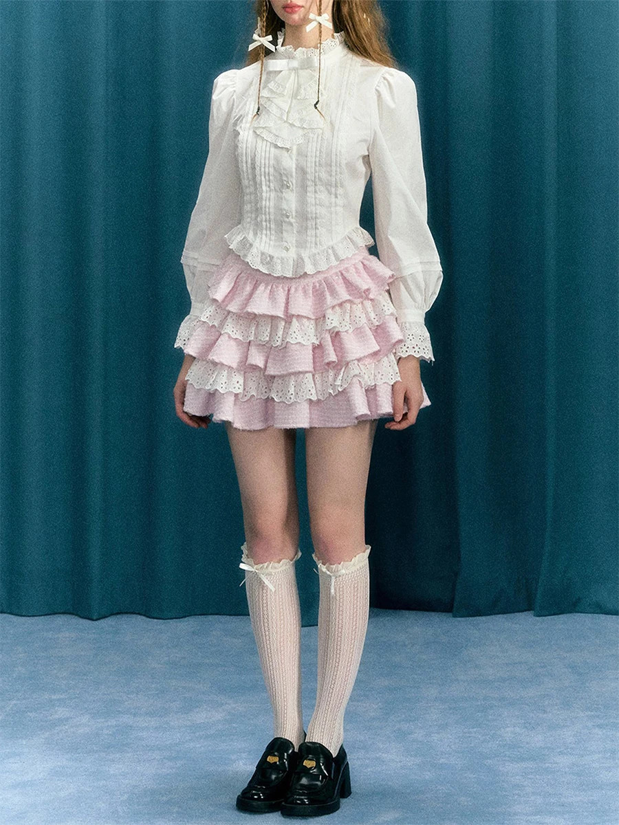 Women s Tartan Checkered Pleated Mini Skirts with High Waistband and Delicate Lace Detailing for a Flirty Look 250516Z