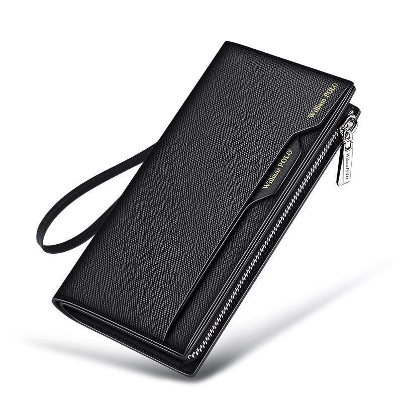 Emperor Paul Long Genuine Leather Clutch Bag New Large Capacity Wallet Men's High-end Feel designer bag