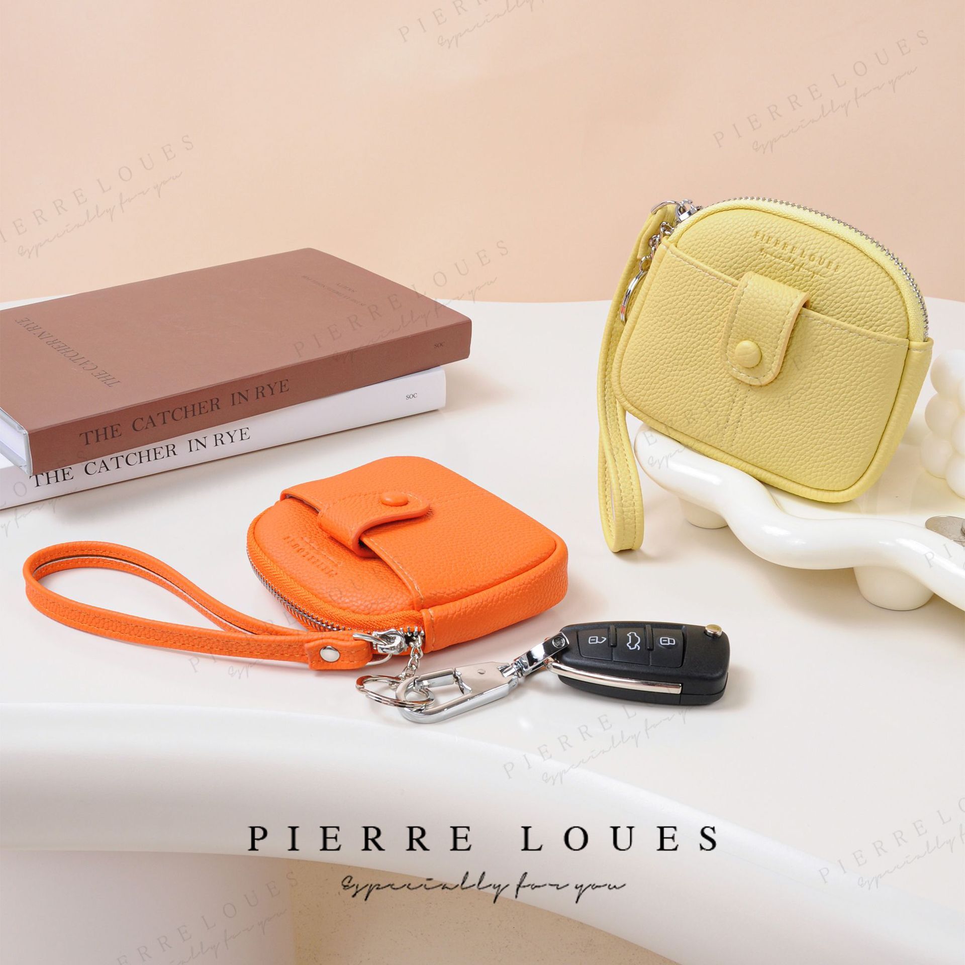 New Solid Color Multi Card Keychain fashion Coin Exchange Bag Large Capacity Zero Wallet Women s Keybag Designer Fashion Men fashion s Keybag