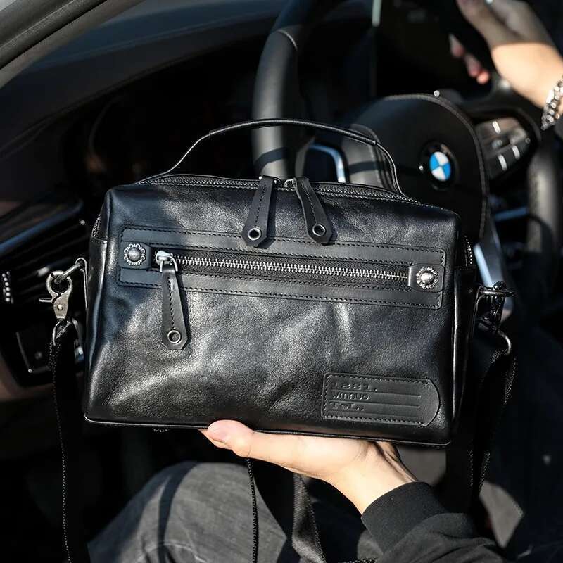 Designer Bag Wmnuo Shoulder Bag Men Multifunction Cow Genuine Leather Crossbody Messenger Bags For Man Big Capacity Travel Ipad Male