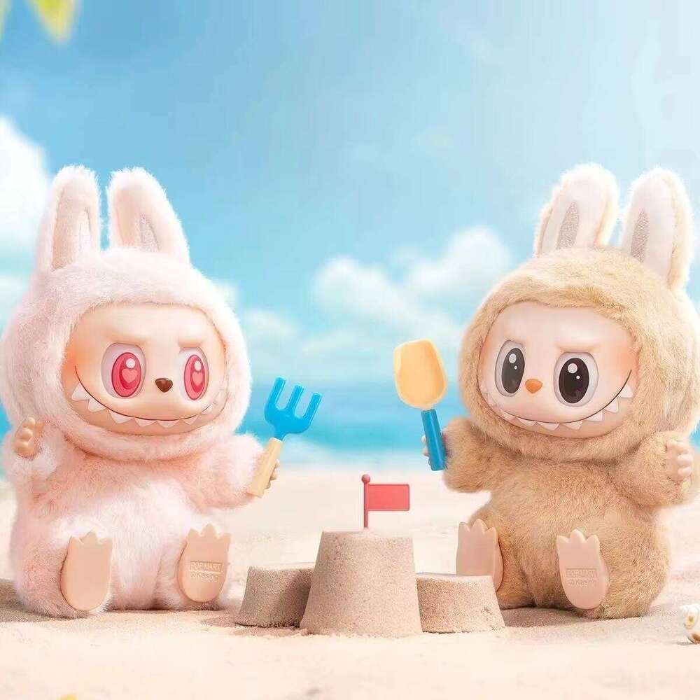 Free shipping New mart Labubu Plush Toy Gift Mystery Box, Monster Vinyl Hanging Card Blind Box Figure Doll with One Seat