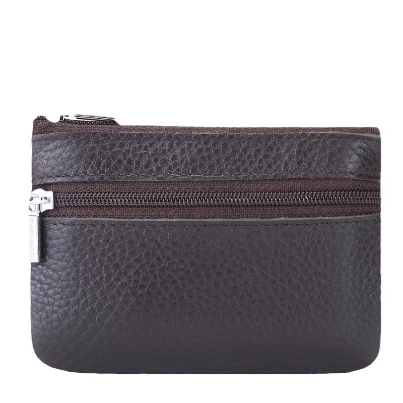 New Fashion fashion Women s Cowhide Small Wallet Korean Edition Bus Card Zipper Key Women s fashion Mini Coin Bag Designer Men s Key Bag