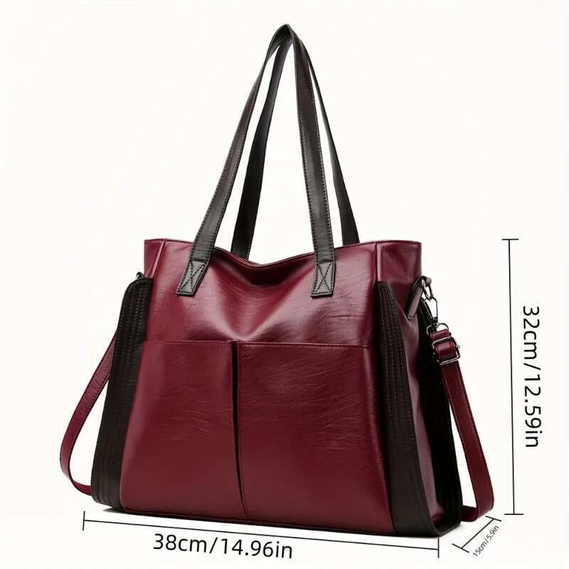 Vintage Large Capacity Tote Retro Shoulder Hobo Bag, Women's Fashion Handbag - Crossbody Bag & Purse, Perfect For Every Occ