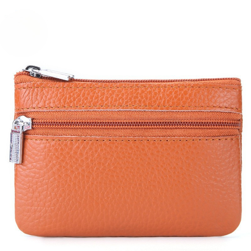 New Fashion fashion Women s Cowhide Small Wallet Korean Edition Bus Card Zipper Key Women s fashion Mini Coin Bag Designer Men s Key Bag