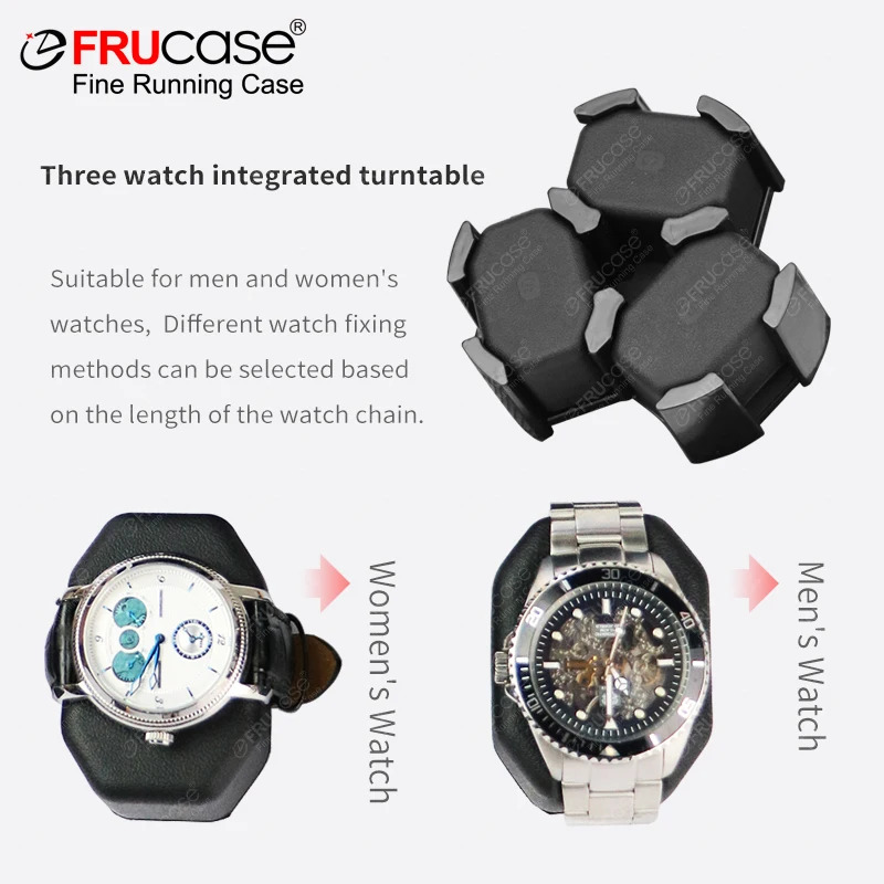 FRUCASE Watch Winder for automatic watches automatic winder for 3 watches Watch Box 250603
