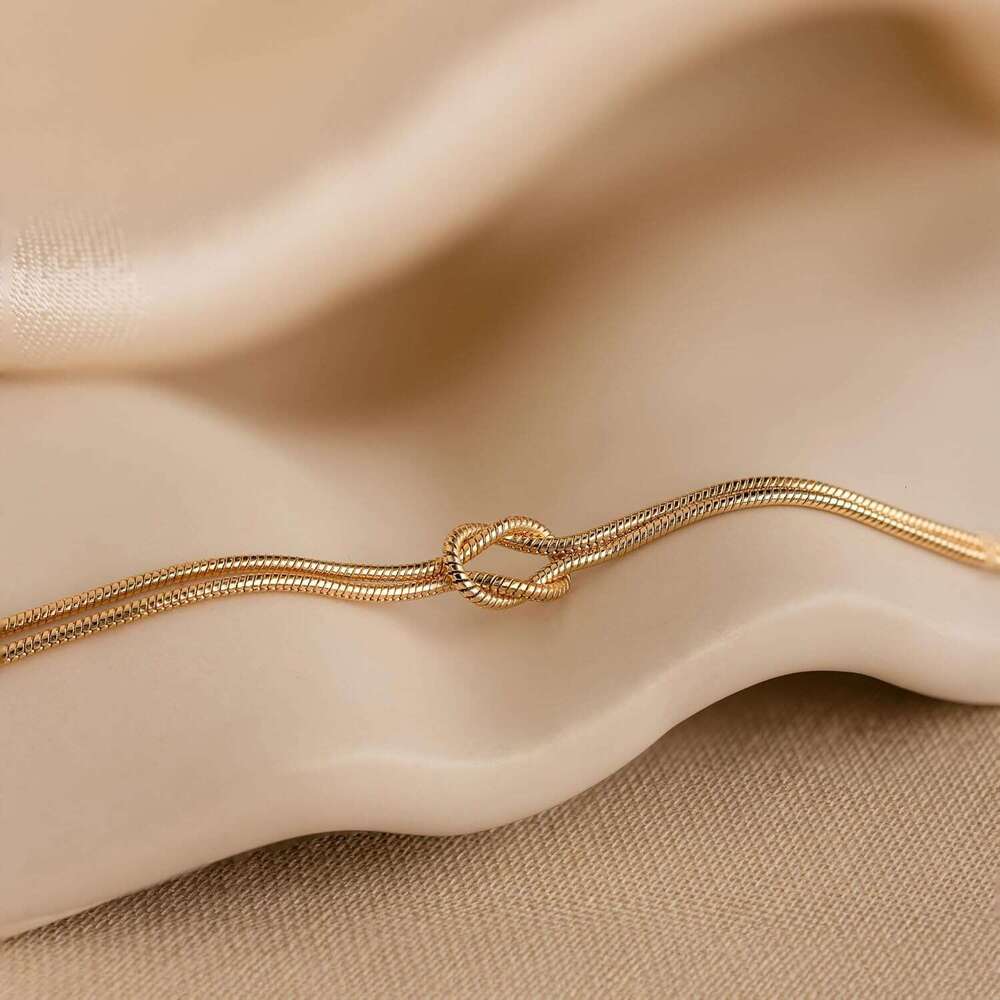 Matching Bracelets Couples Love Knot Dainty Snake Chain Forever Infinity Adjustable Friendship Bracelet Jewelry Gifts for Women