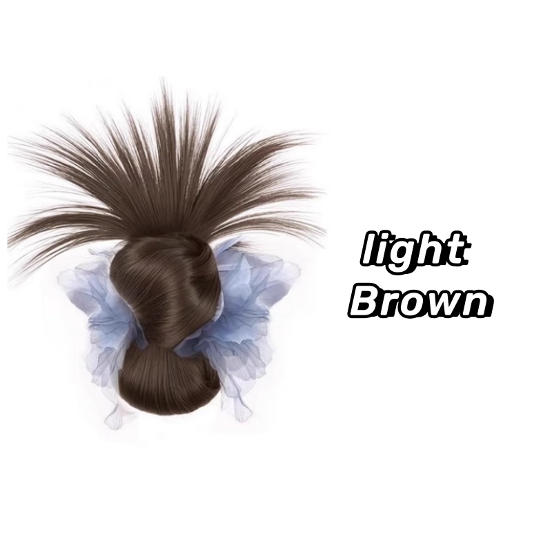 Soft Texture Long Wavy Light Brown Hair Extension - Natural Looking & Versatile