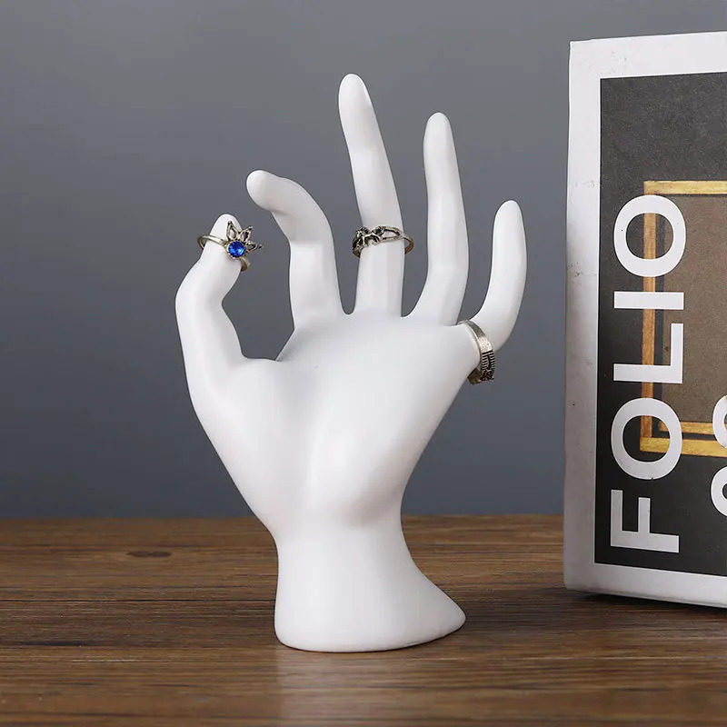 Fahsion Jewelry Display Hand Model Anklet Watch Bracelet Display Stand Sketch Decoration Art Po Ring Organizer 250520