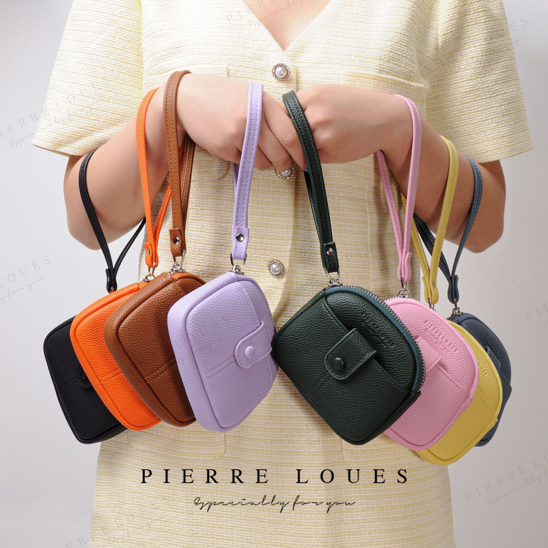 New Solid Color Multi Card Keychain fashion Coin Exchange Bag Large Capacity Zero Wallet Women s Keybag Designer Fashion Men fashion s Keybag