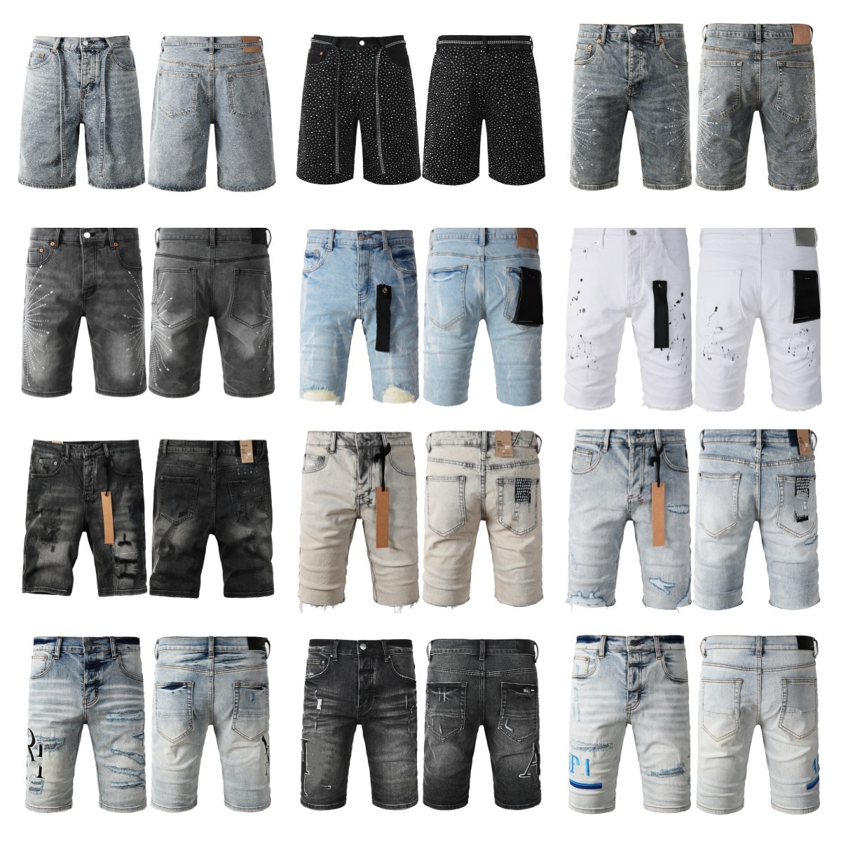 jorts jeans shorts designer shorts designer jeans for mens pants men jeans rock revival baggy jean Jeans short y2k slim fit uomo skinny men black women pantalon womens