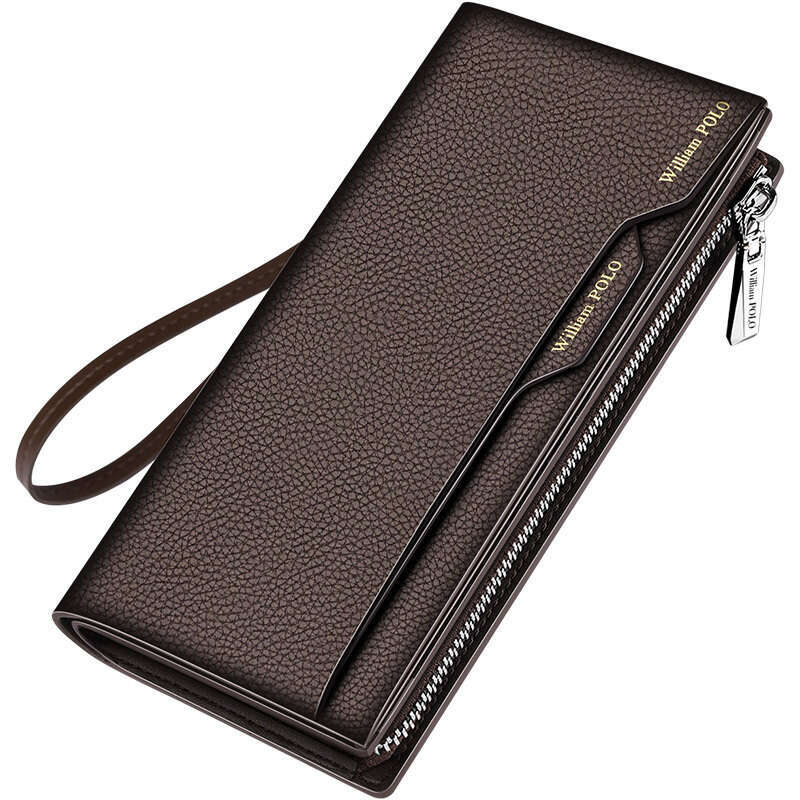Emperor Paul Long Genuine Leather Clutch Bag New Large Capacity Wallet Men's High-end Feel designer bag