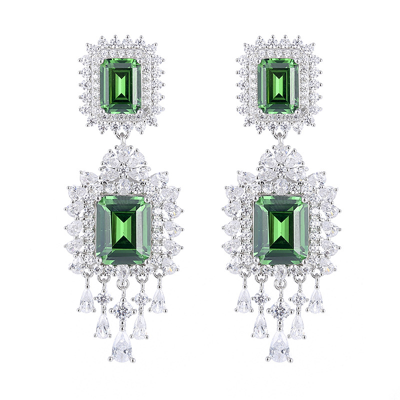 Exquisite Handcrafted Statement Pieces - Modern Artisan Crafted Hoop Studs Complemented by Vivid Colored Synthetic Stones