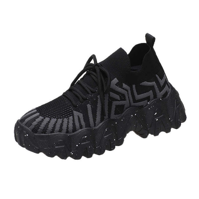 New Trendy Dad Shoes For Women In Spring And Summer 2025, Designer Shoes, Trendy And Fashionable Thick Soled Korean Version Casual Fly Woven Sports Wo
