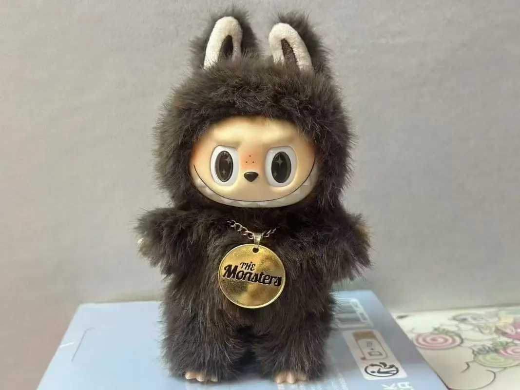 Cartoon brown green labubu baby plush little leader ZIMOMO high quality pendant blind 50% off outlet online
