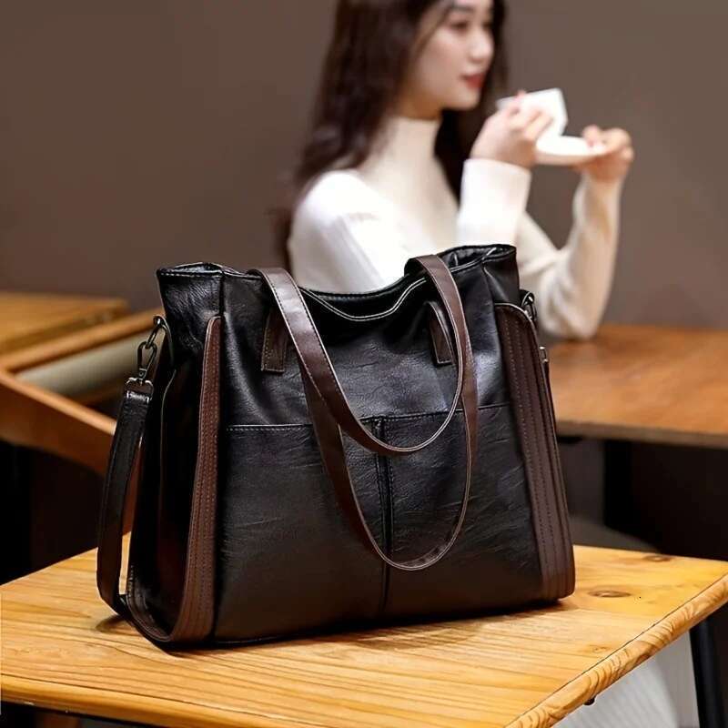Vintage Large Capacity Tote Retro Shoulder Hobo Bag, Women's Fashion Handbag - Crossbody Bag & Purse, Perfect For Every Occ
