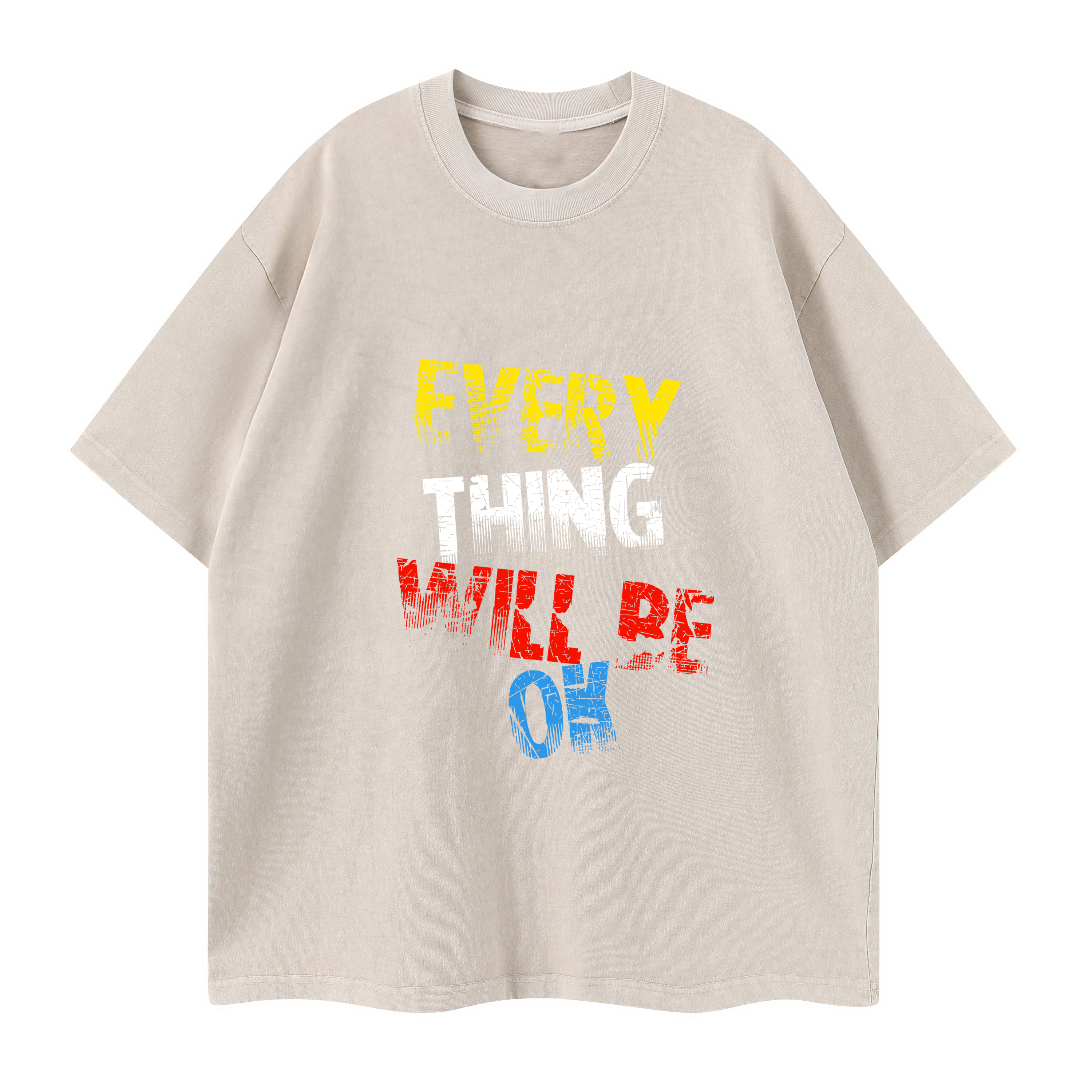 T-shirt men's top designer cotton T-shirt LUCKLY short sleeved clothing high-quality fashionable T-shirt
