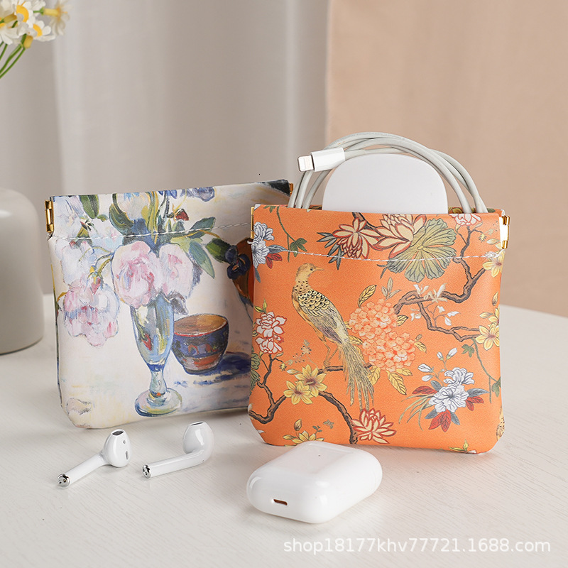 New Fashionable Women s Red Envelope Key Storage Jewelry Bag Zero Wallet Portable Mini Bag Designer fashion fashion Fashionable Men s Key Bag